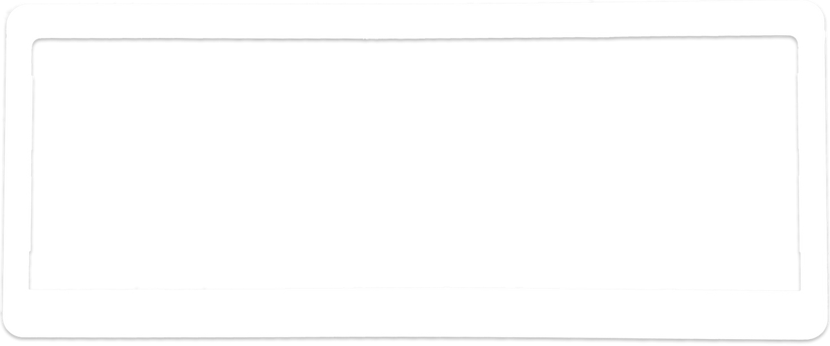 Standard License Plate Frames